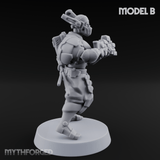 Locked And Loaded Cyber Ninjas B Miniature for Dungeons and Dragons, Pathfinder or other TTRPGs
