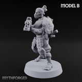 Locked And Loaded Cyber Ninjas B Miniature for Dungeons and Dragons, Pathfinder or other TTRPGs