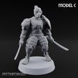 Locked And Loaded Cyber Ninjas C Miniature for Dungeons and Dragons, Pathfinder or other TTRPGs