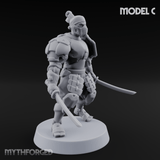 Locked And Loaded Cyber Ninjas Miniature for Dungeons and Dragons, Pathfinder or other TTRPGs