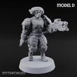 Locked And Loaded Cyber Ninjas D Miniature for Dungeons and Dragons, Pathfinder or other TTRPGs