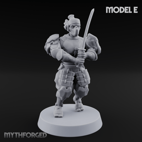 Locked And Loaded Cyber Ninjas E Miniature for Dungeons and Dragons, Pathfinder or other TTRPGs