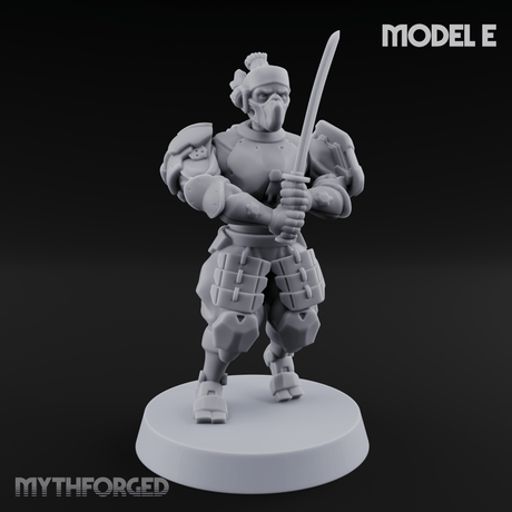 Locked And Loaded Cyber Ninjas E Miniature for Dungeons and Dragons, Pathfinder or other TTRPGs