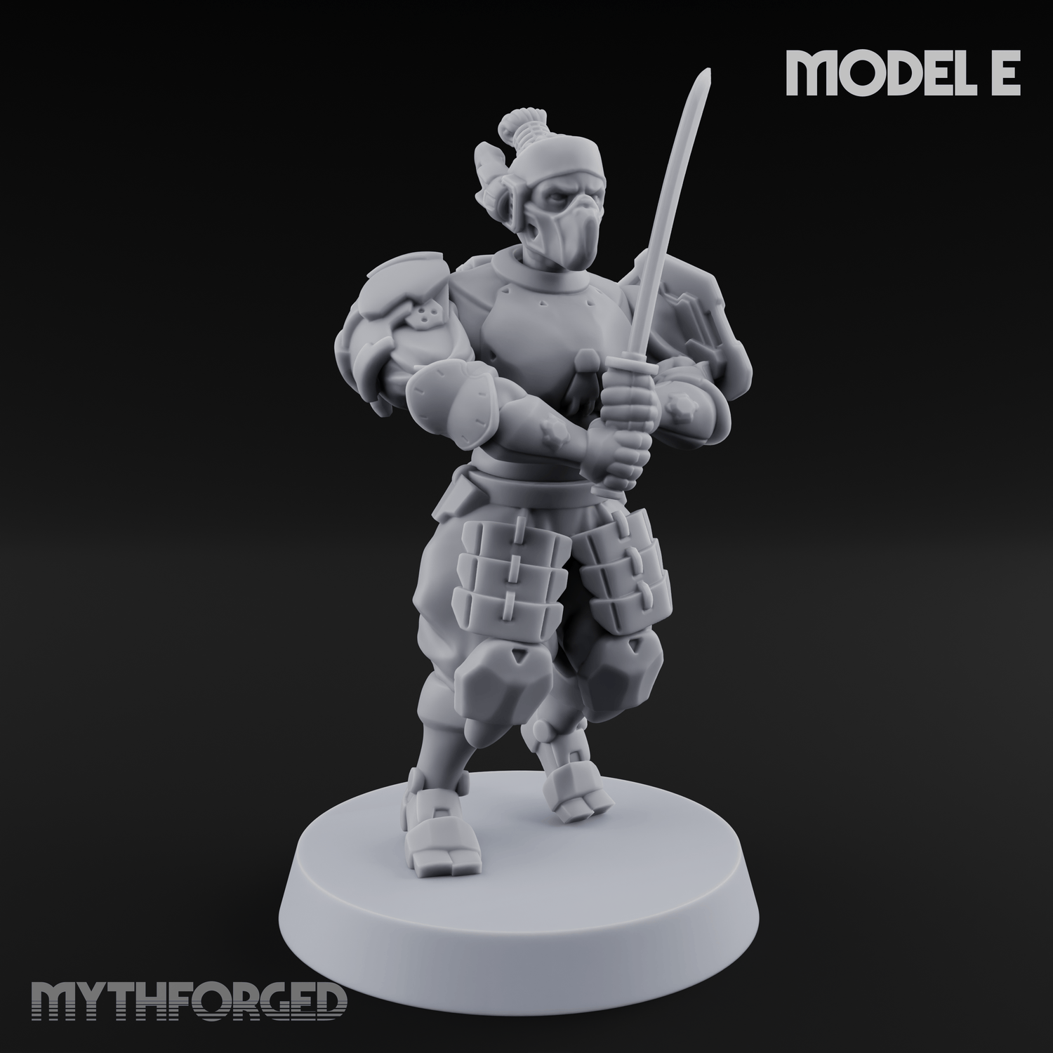 Locked And Loaded Cyber Ninjas Miniature for Dungeons and Dragons, Pathfinder or other TTRPGs