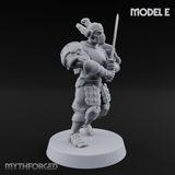 Locked And Loaded Cyber Ninjas E Miniature for Dungeons and Dragons, Pathfinder or other TTRPGs