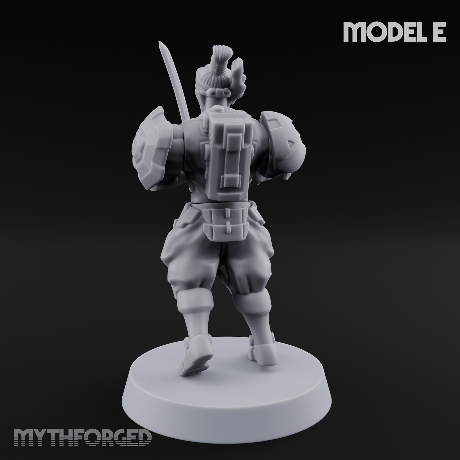 Locked And Loaded Cyber Ninjas E Miniature for Dungeons and Dragons, Pathfinder or other TTRPGs