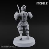 Locked And Loaded Cyber Ninjas E Miniature for Dungeons and Dragons, Pathfinder or other TTRPGs