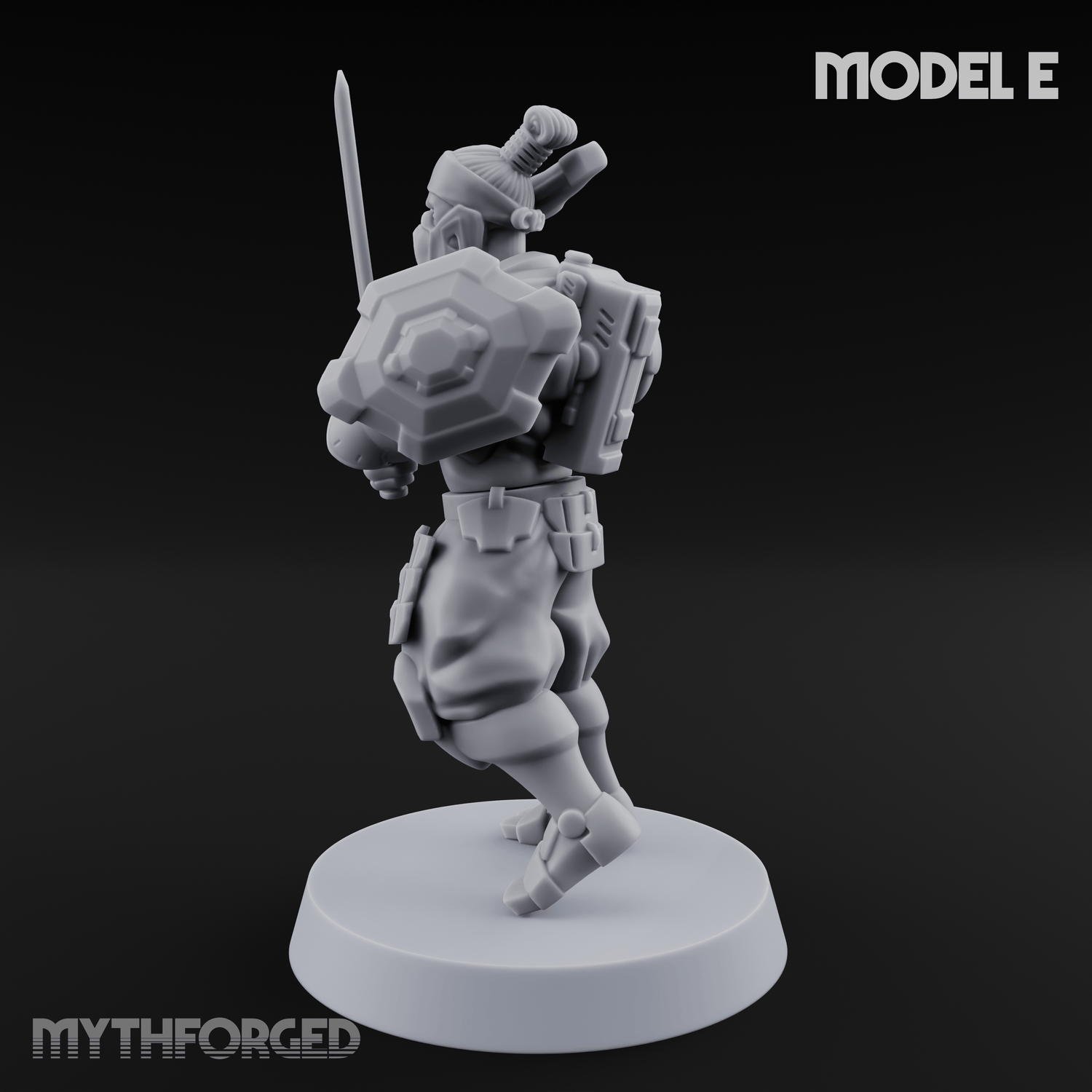 Locked And Loaded Cyber Ninjas E Miniature for Dungeons and Dragons, Pathfinder or other TTRPGs