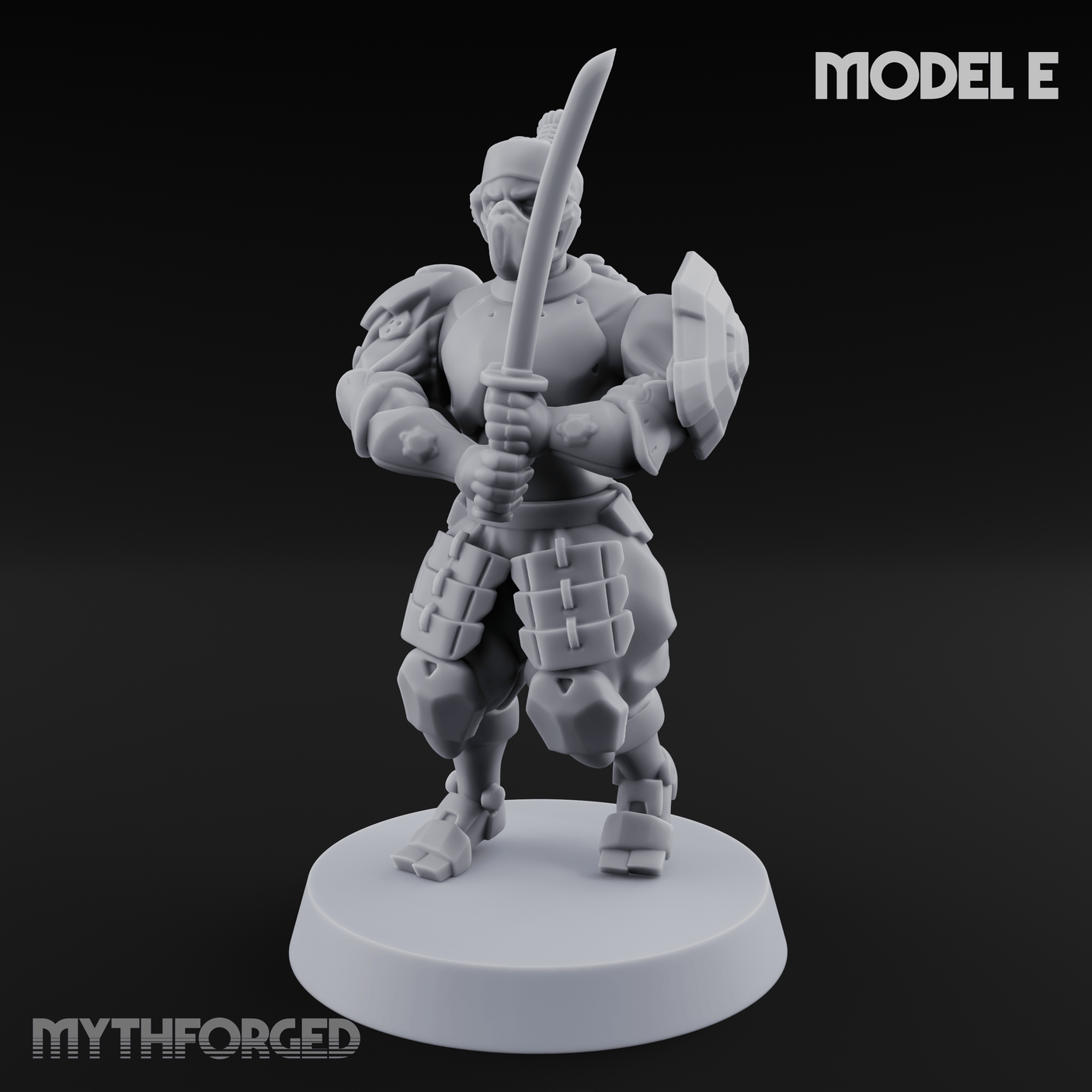 Locked And Loaded Cyber Ninjas E Miniature for Dungeons and Dragons, Pathfinder or other TTRPGs