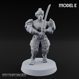 Locked And Loaded Cyber Ninjas E Miniature for Dungeons and Dragons, Pathfinder or other TTRPGs