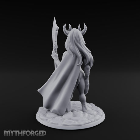 Devilish Footwork Succubus Horned Fiend Dancer with Cape A