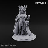 Devilish Footwork Succubus Horned Fiend Dancer with Cape B