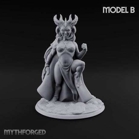 Devilish Footwork Succubus Horned Fiend Dancer with Cape B