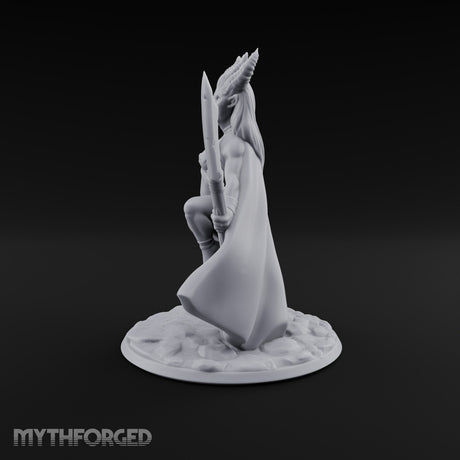 Devilish Footwork Succubus Horned Fiend Dancer with Cape C