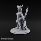 Devilish Footwork Succubus Horned Fiend Dancer with Cape C