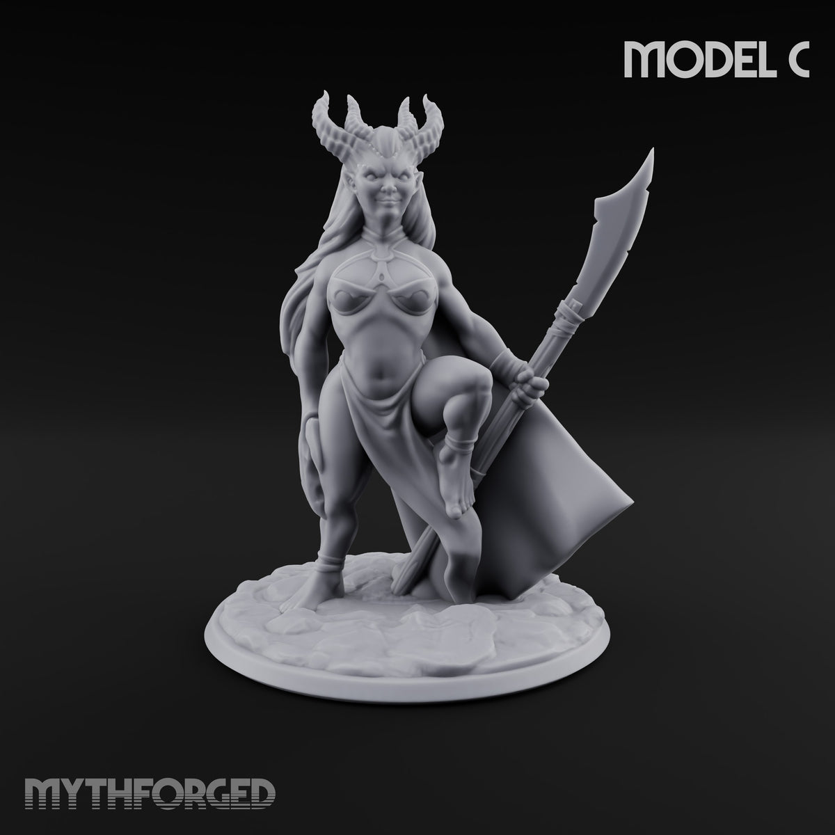Devilish Footwork Succubus Horned Fiend Dancer with Cape C
