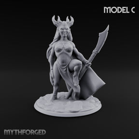 Devilish Footwork Succubus Horned Fiend Dancer with Cape C