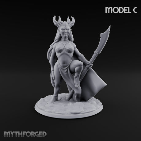Devilish Footwork Succubus Horned Fiend Dancer with Cape C