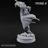Dagger Dashing Oni Rogue A Miniature for Dungeons and Dragons, Pathfinder or other TTRPGs
