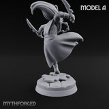 Dagger Dashing Oni Rogue A Miniature for Dungeons and Dragons, Pathfinder or other TTRPGs