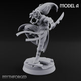 Dagger Dashing Oni Rogue A Miniature for Dungeons and Dragons, Pathfinder or other TTRPGs