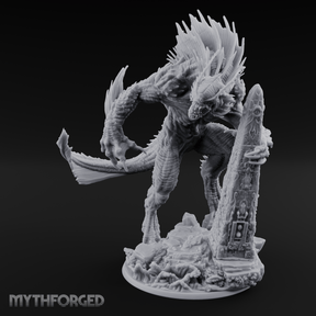 Ascending From The Depths Father Dagon Miniature for Dungeons and Dragons, Pathfinder or other TTRPGs