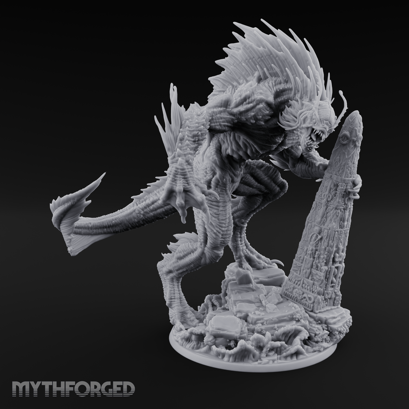 Ascending From The Depths Father Dagon Miniature for Dungeons and Dragons, Pathfinder or other TTRPGs