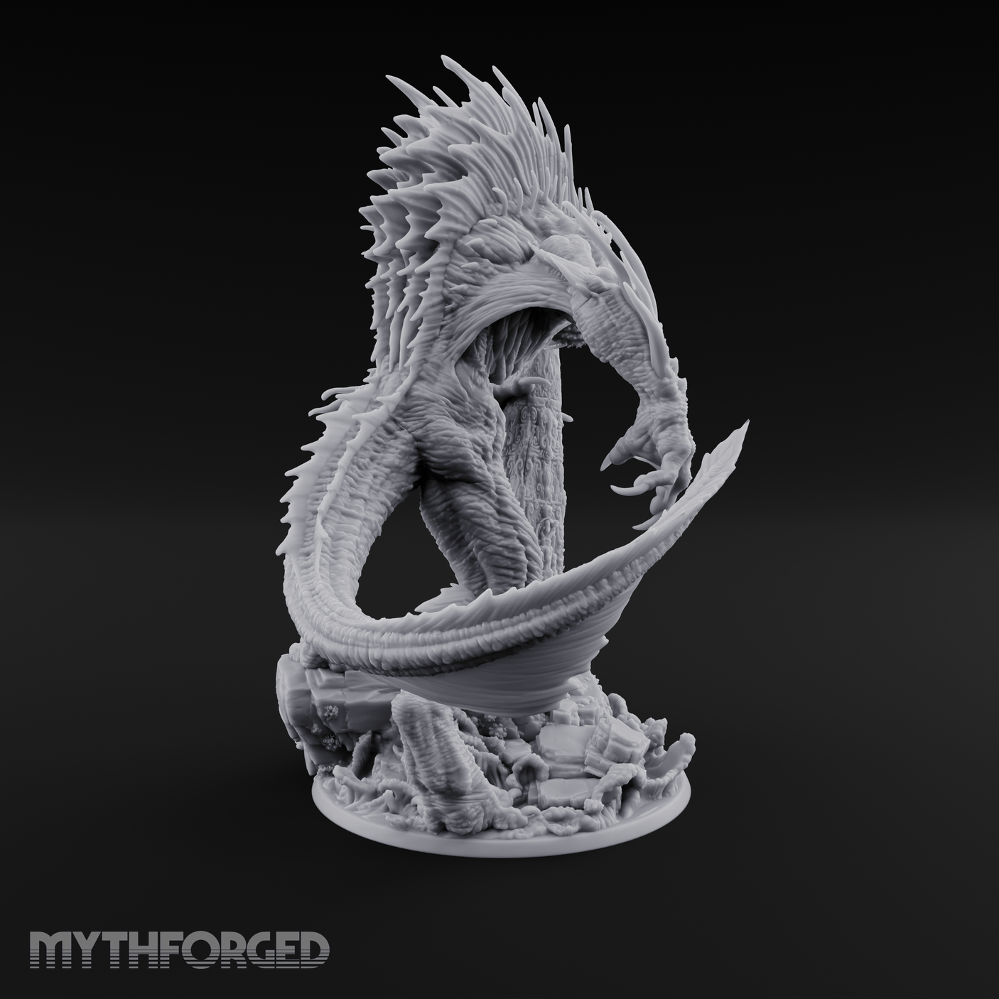 Ascending From The Depths Father Dagon Miniature for Dungeons and Dragons, Pathfinder or other TTRPGs