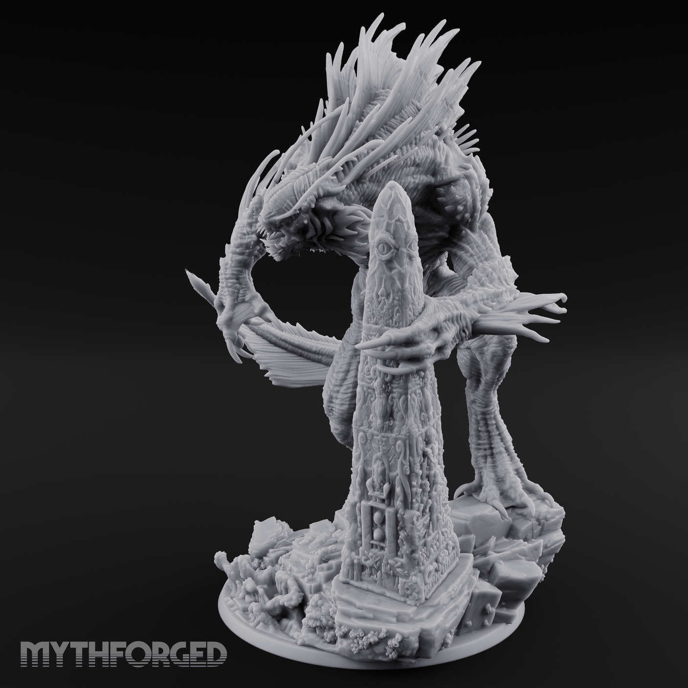 Ascending From The Depths Father Dagon Miniature for Dungeons and Dragons, Pathfinder or other TTRPGs