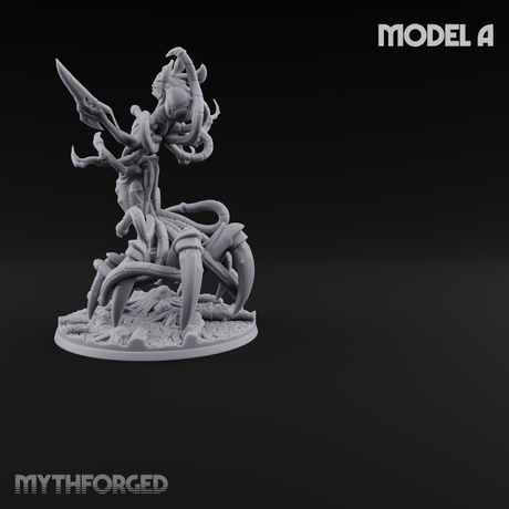 Tendrils Spreading Wide Illithid Matriarchs A Miniature for Dungeons and Dragons, Pathfinder or other TTRPGs
