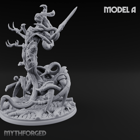 Tendrils Spreading Wide Illithid Matriarchs A Miniature for Dungeons and Dragons, Pathfinder or other TTRPGs