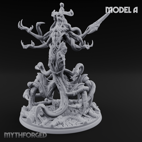 Tendrils Spreading Wide Illithid Matriarchs A Miniature for Dungeons and Dragons, Pathfinder or other TTRPGs