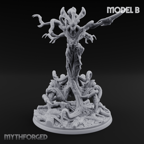 Tendrils Spreading Wide Illithid Matriarchs B Miniature for Dungeons and Dragons, Pathfinder or other TTRPGs