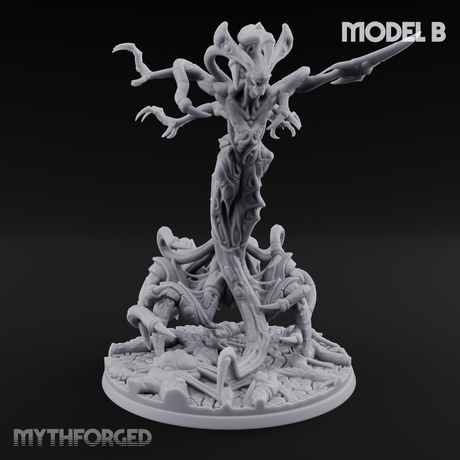 Tendrils Spreading Wide Illithid Matriarchs B Miniature for Dungeons and Dragons, Pathfinder or other TTRPGs