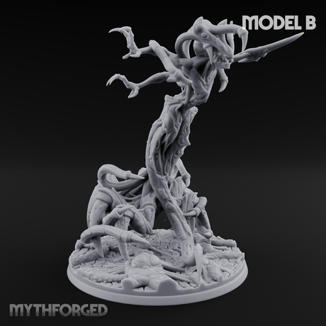 Tendrils Spreading Wide Illithid Matriarchs Miniature for Dungeons and Dragons, Pathfinder or other TTRPGs
