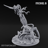 Tendrils Spreading Wide Illithid Matriarchs B Miniature for Dungeons and Dragons, Pathfinder or other TTRPGs