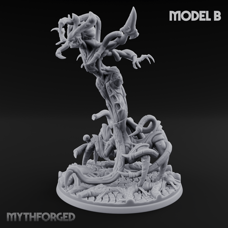 Tendrils Spreading Wide Illithid Matriarchs B Miniature for Dungeons and Dragons, Pathfinder or other TTRPGs