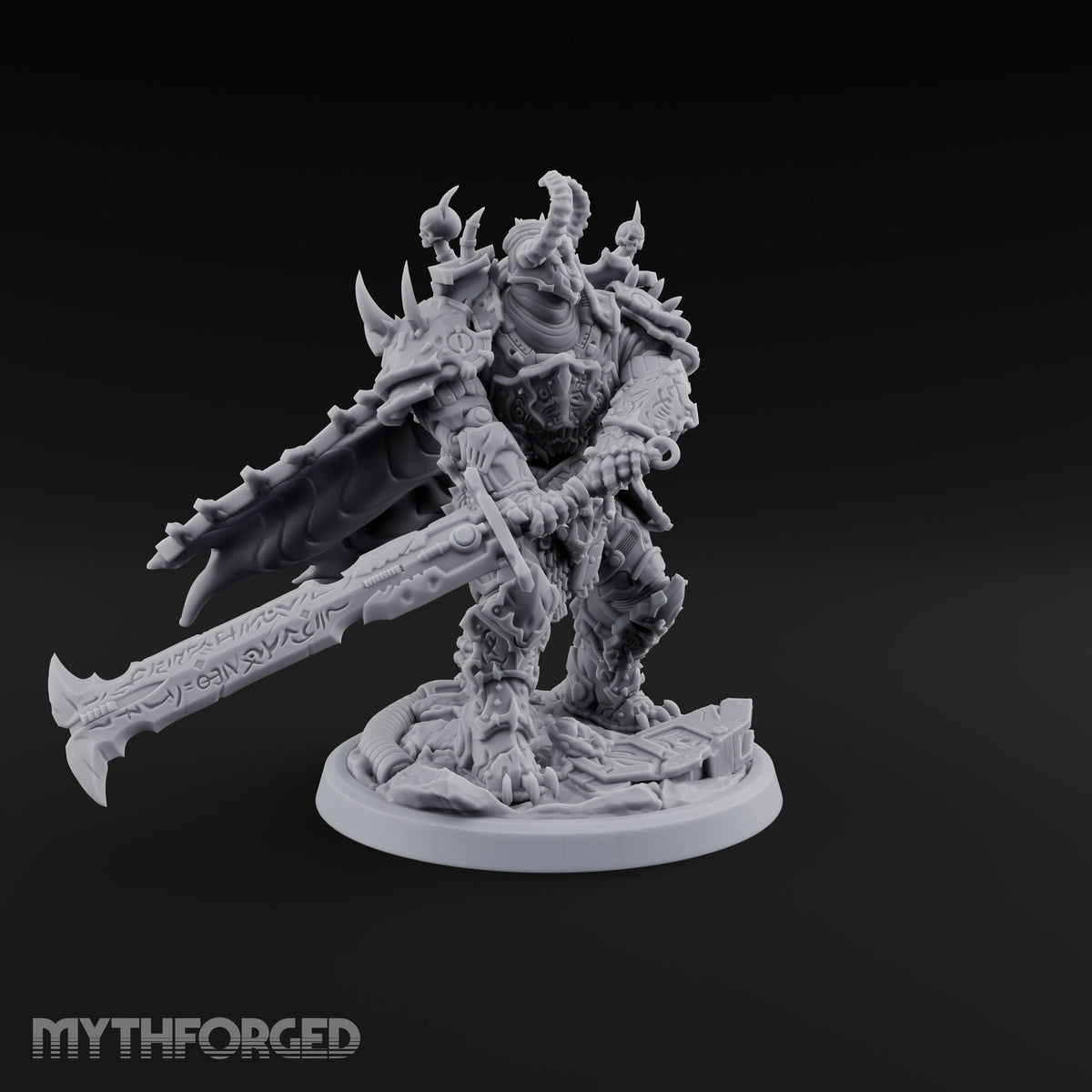 Dark Matter of Fact Human Spiked Armoured Warrior A