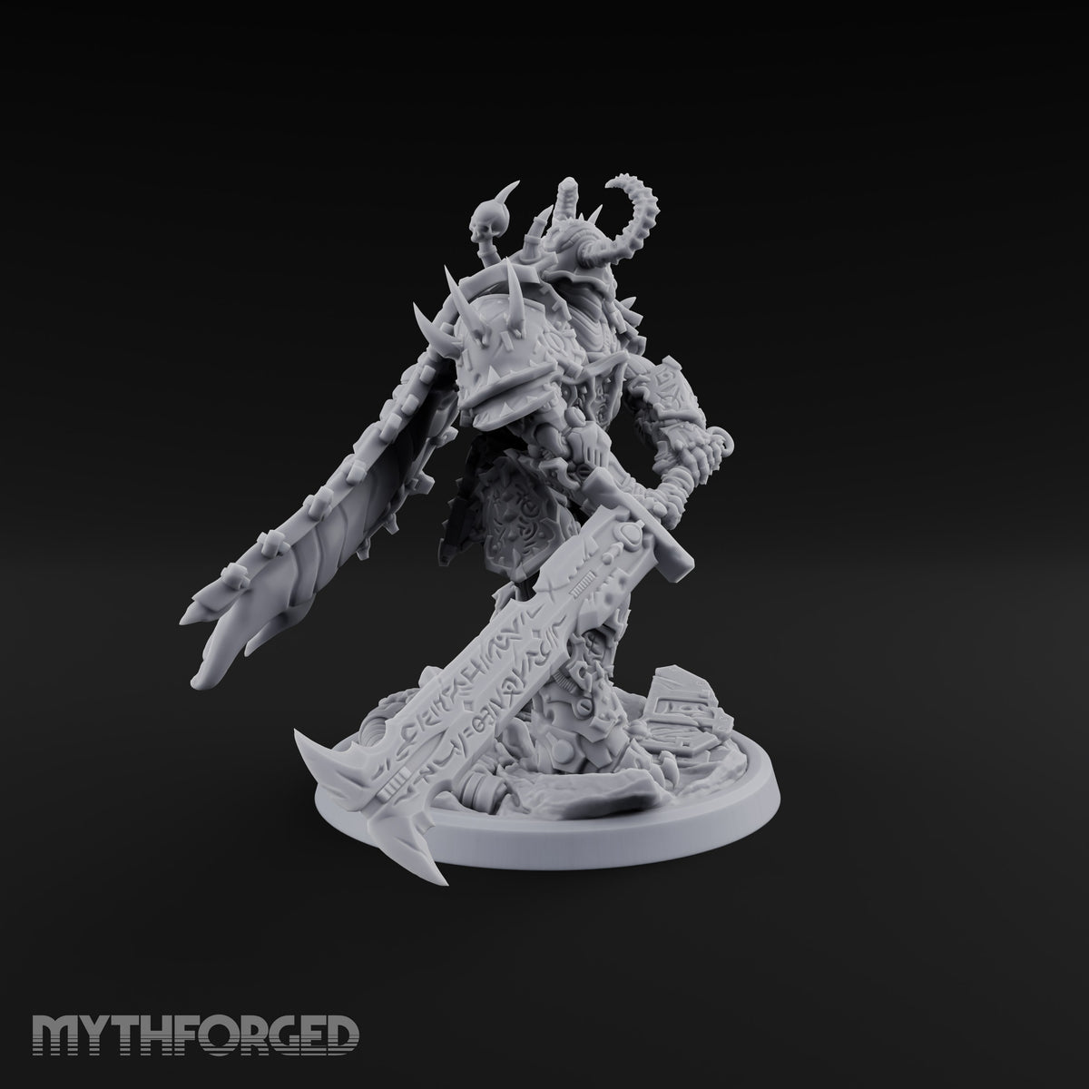Dark Matter of Fact Human Spiked Armoured Warrior A