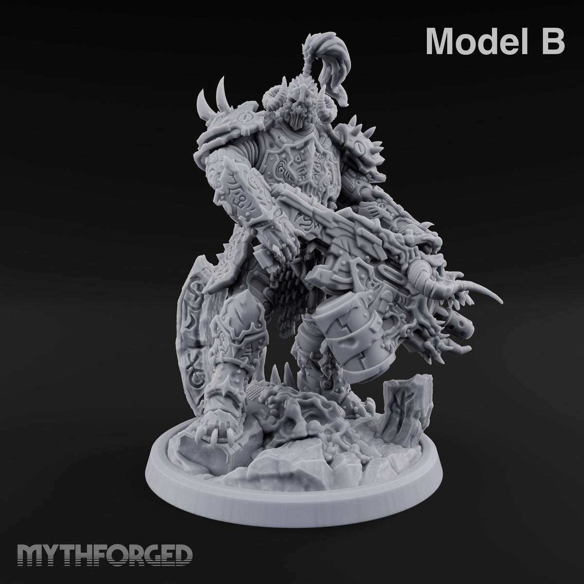 Dark Matter of Fact Human Spiked Armoured Warriors — B · Standard