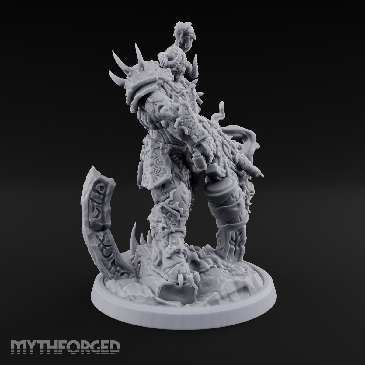 Dark Matter of Fact Human Spiked Armoured Warriors — B · VFX