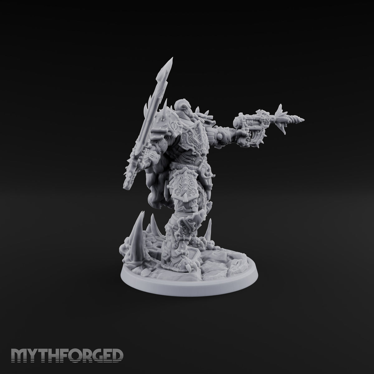 Dark Matter of Fact Human Spiked Armoured Warrior D — VFX