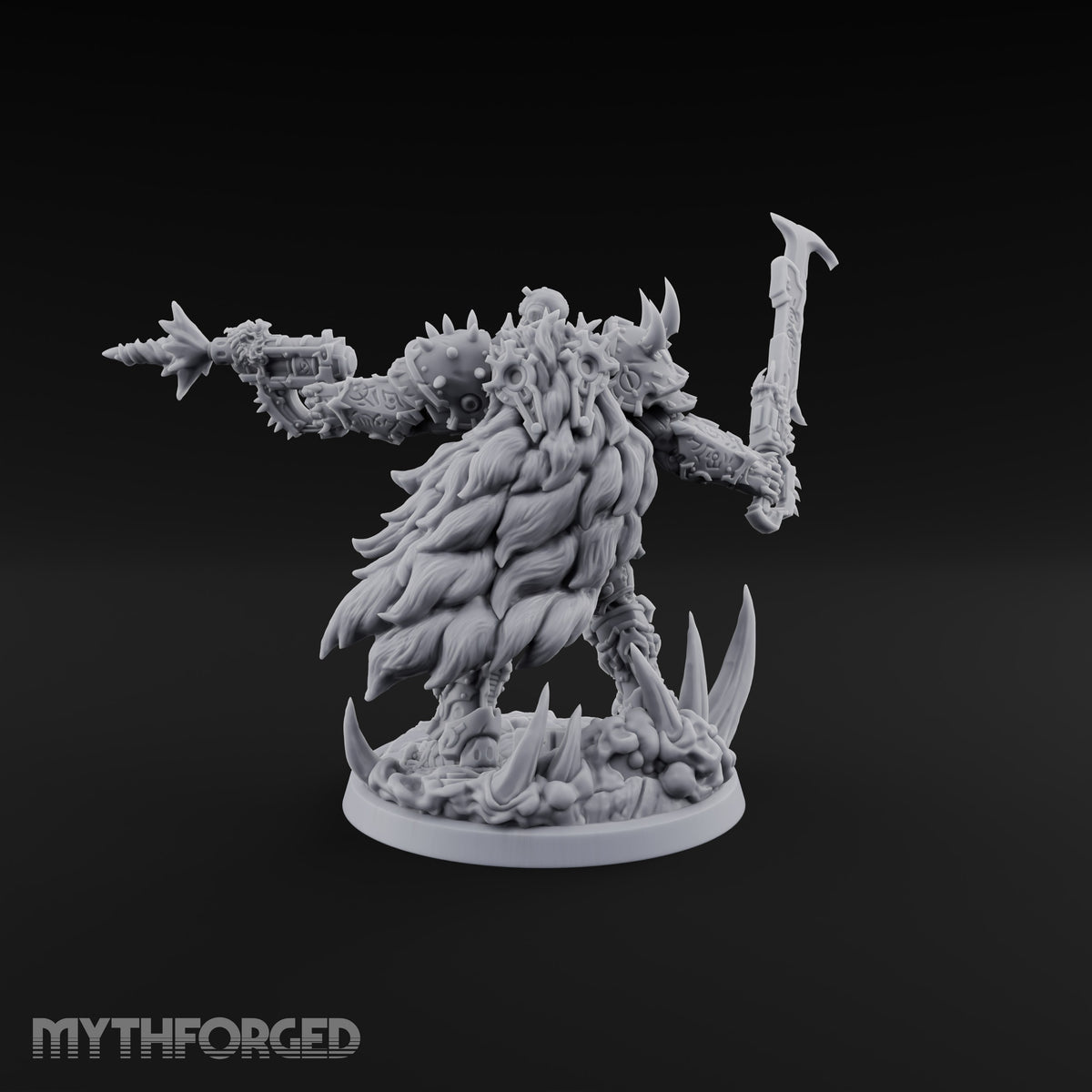 Dark Matter of Fact Human Spiked Armoured Warrior D — VFX