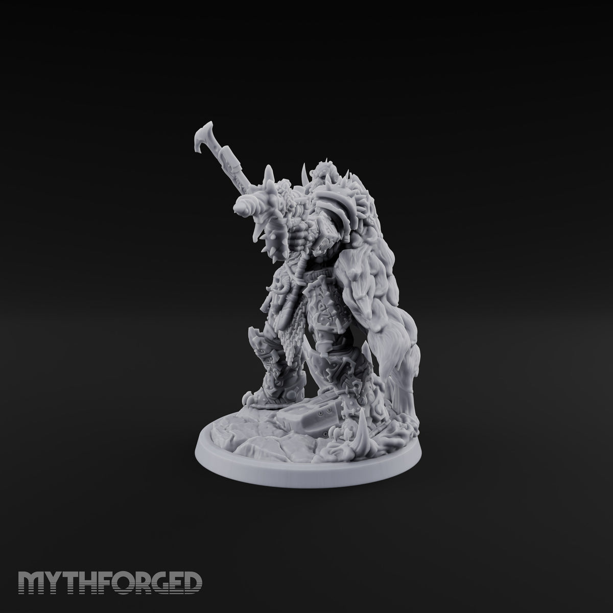 Dark Matter of Fact Human Spiked Armoured Warrior D — VFX