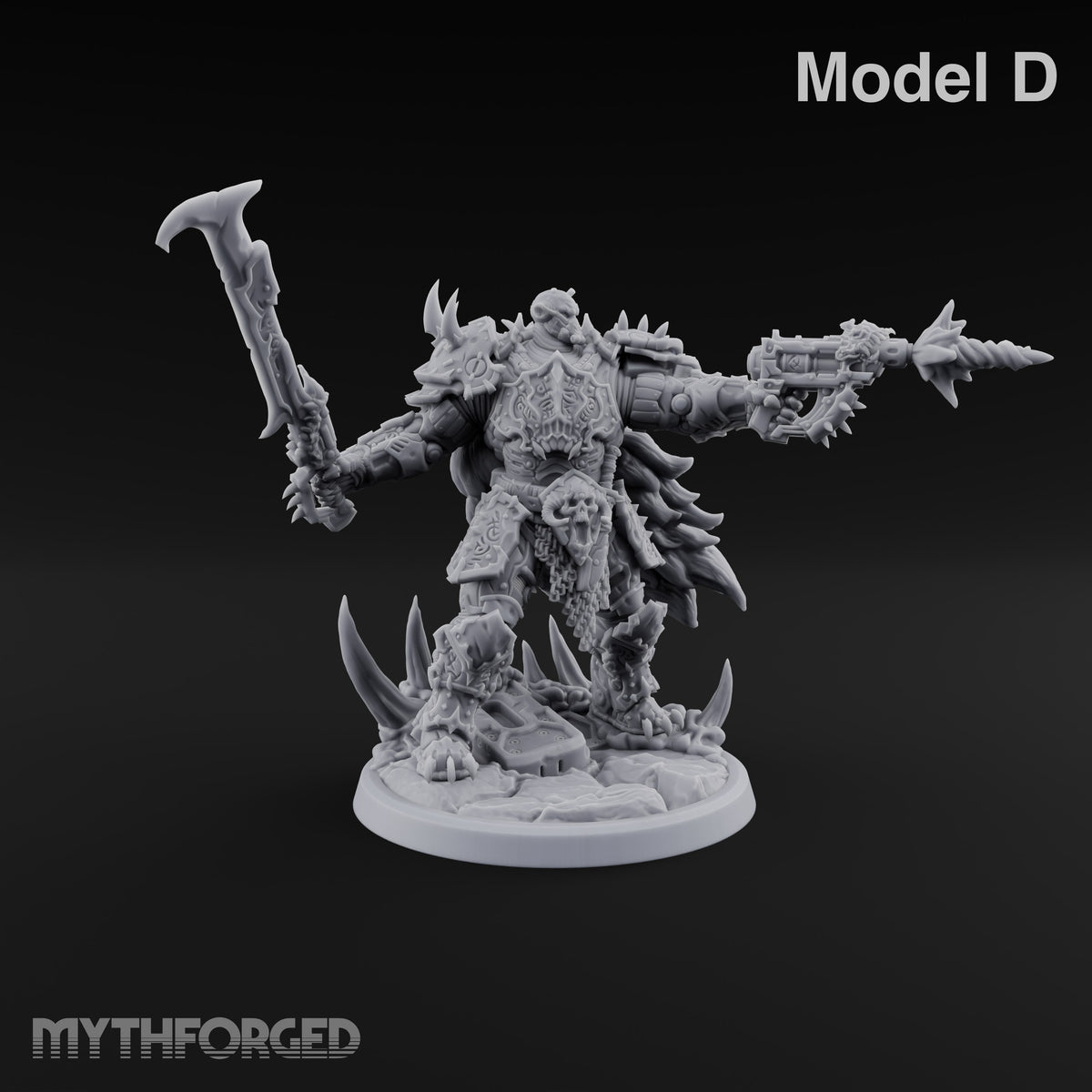 Dark Matter of Fact Human Spiked Armoured Warrior D — VFX