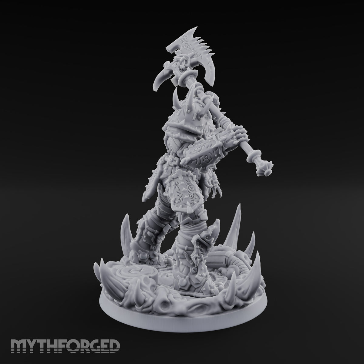 Dark Matter of Fact Human Spiked Armoured Warrior E