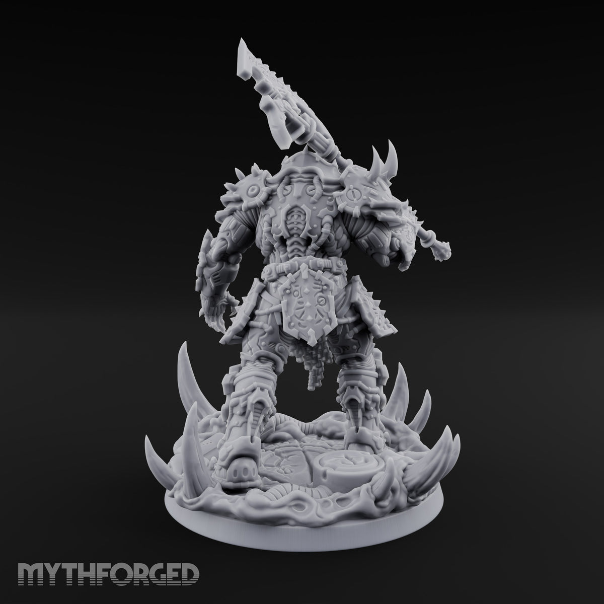 Dark Matter of Fact Human Spiked Armoured Warrior E