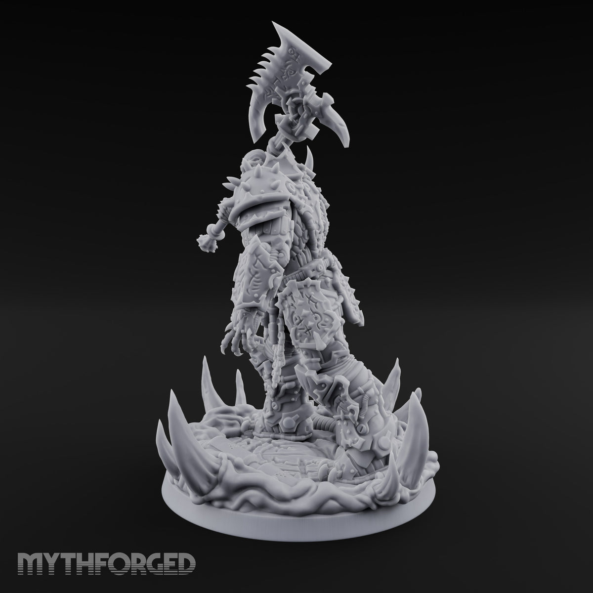 Dark Matter of Fact Human Spiked Armoured Warrior E