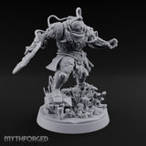 Hoses Looping Overhead Human Deep Sea Diver Warrior