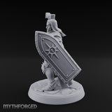 Pray Loud, Swing Louder Human Female Armoured Nun A — Hooded